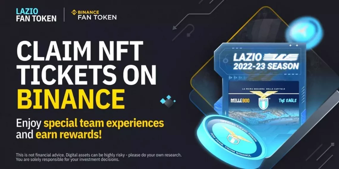 Binance tests new NFT ticketing solution in Partnership with Lazio to prevent counterfeiting - ai binance-tests-new-nft-ticketing-solution-in-partnership-with-lazio-to-prevent-counterfeiting