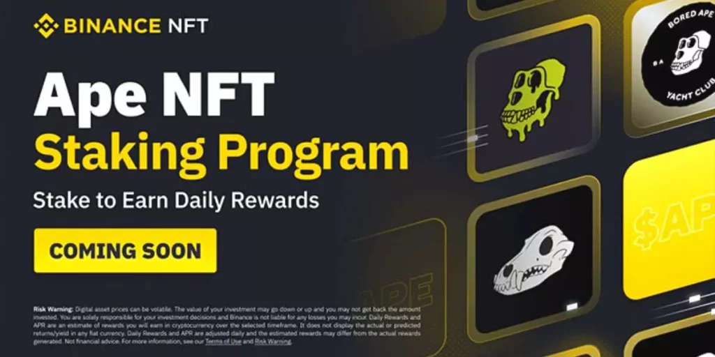 Binance NFT to launch Ape NFT staking program in December - Binance NFT binance-nft-to-launch-ape-nft-staking-program-in-december