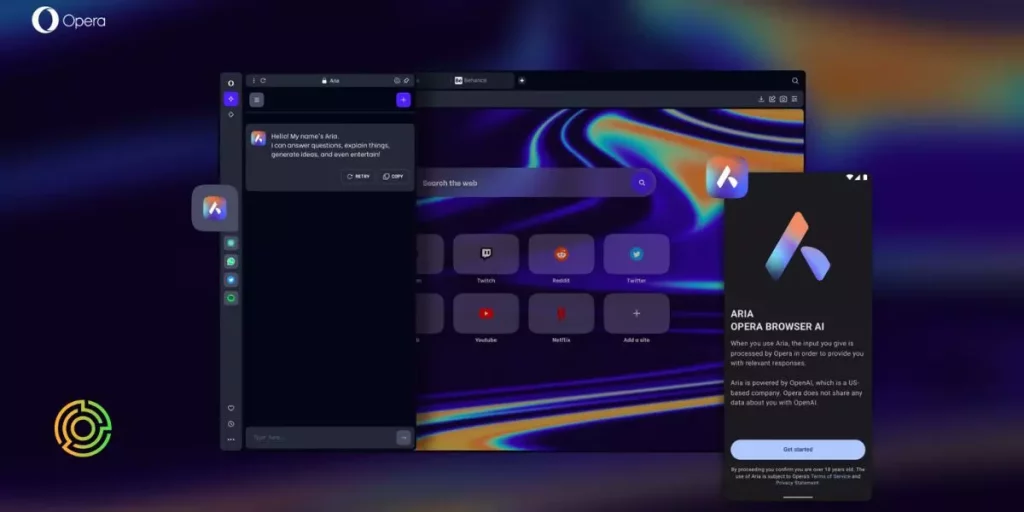 Opera unveils integrated browser AI: Aria - Geek Metaverse