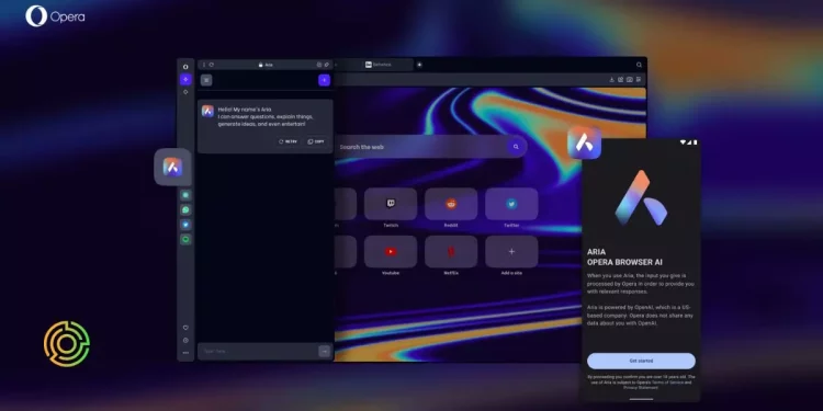 Opera unveils integrated browser AI: Aria - Geek Metaverse