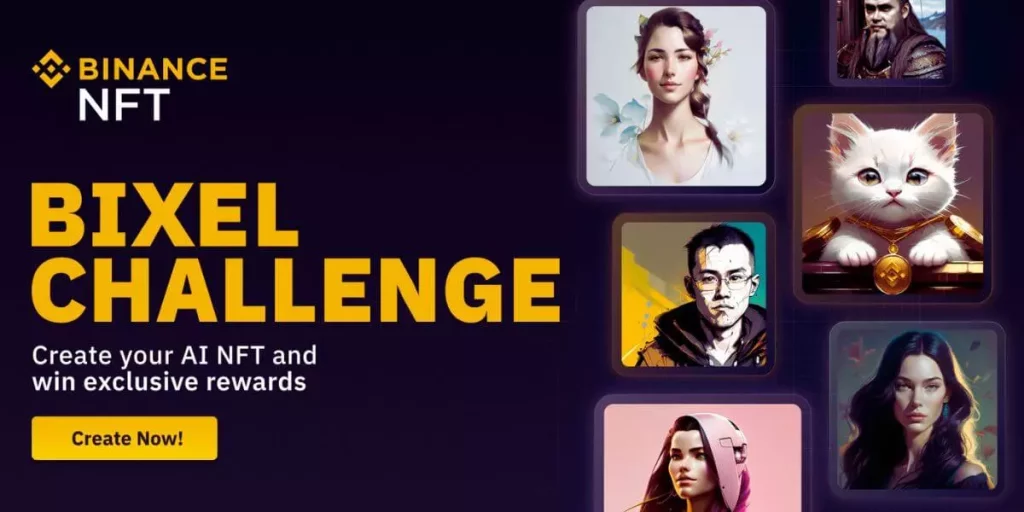 Binance Bixel Take the AI NFT Generator Challenge and Earn BNB - Bixel Binance Bixel Take the AI NFT Generator Challenge and Earn BNB
