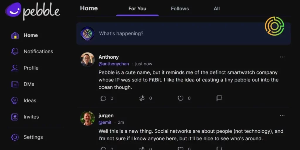 Pebble: Revolutionizing Social Media with AI-Generated Posts