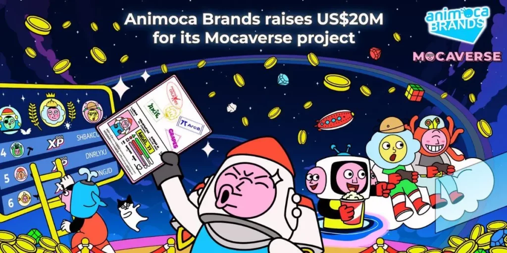 Animoca Brands Raises $20 Million for Mocaverse: The Future of Web3 Gaming - animoca brands Animoca Brands Raises $20 Million for Mocaverse: The Future of Web3 Gaming