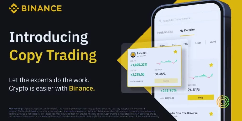 Binance Launches "Copy Trading": An Open Door for Newcomers to the Crypto World
