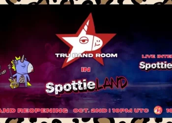 TRU Band Room Joins Forces with SpottieLand in Decentraland