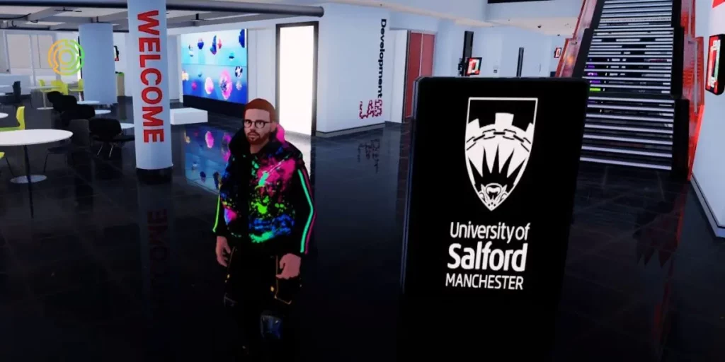 University of Salford enters the Metaverse with Virtual Campus - University of Salford University of Salford enters the Metaverse with Virtual Campus