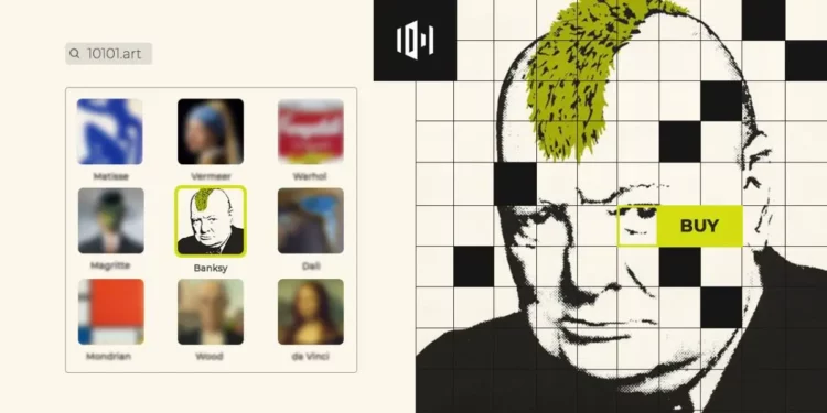 Banksy's 'Turf War’ Pre-sale by 10101.art Marks a Milestone in Art Tokenization