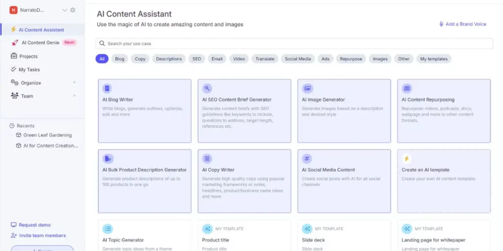 ai content assistant