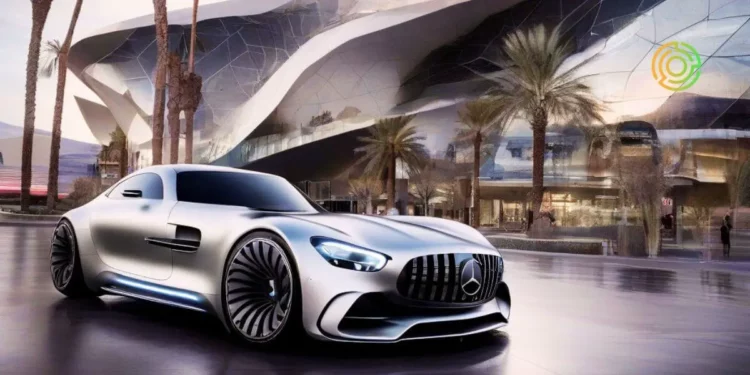 Mercedes-Benz brings NFT art gallery car app at CES 2024
