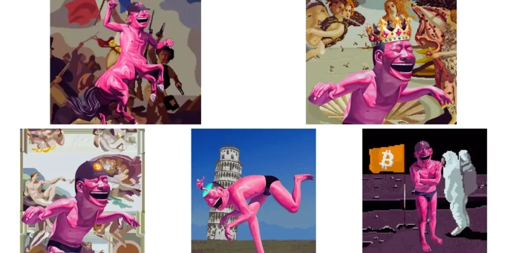 Yue Minjun Makes History: First Major Artist Enters Bitcoin Art Scene with "Human" Ordinals Collection