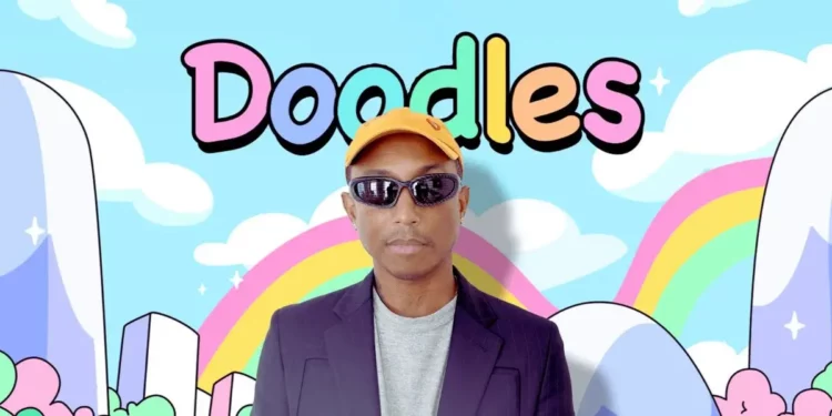 Pharrell Williams Collaborates with Doodles NFT to Launch Exclusive Digital Clothing Collection