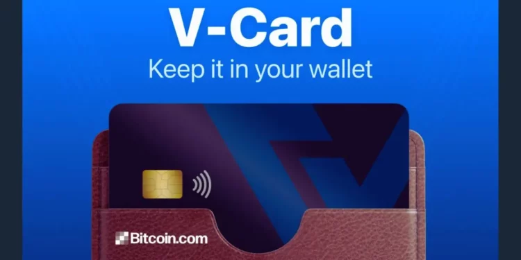 Bitcoin.com Launches V-Card: Spend Crypto Anywhere with Self-Custody Convenience