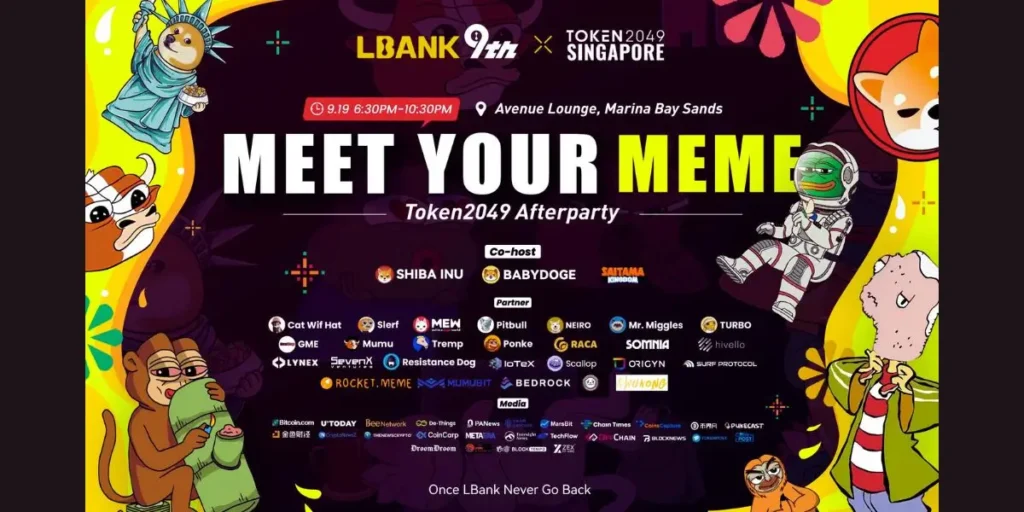 ‘Meet Your Meme’ After Party at TOKEN2049: A Celebration of Memecoins in Singapore