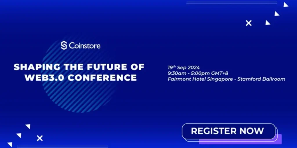 Coinstore Set to Make Waves at Singapore’s Token2049 with Exclusive "Shaping the Future of Web3.0" Event
