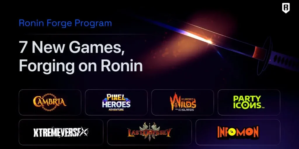 Sky Mavis Welcomes First Seven Studios to Ronin Forge, the Premier Onboarding Program for Web3 Studios - Sky Mavis Sky Mavis Welcomes First Seven Studios to Ronin Forge, the Premier Onboarding Program for Web3 Studios