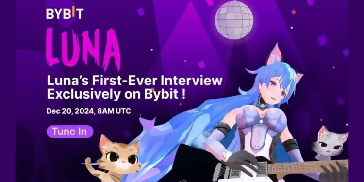 Bybit lists LUNAI as AI Influencer Luna makes her Web3 Livestream debut
