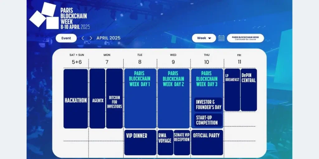 Paris Blockchain Week 2025: The ultimate guide to an expanded schedule and new events