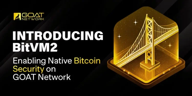GOAT Network launches BitVM2 Playground for native Bitcoin Layer 2 security - goat network GOAT Network launches BitVM2 Playground for native Bitcoin Layer 2 security