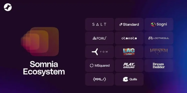 Somnia announces 14 new Partnerships with dApps across DeFi, Gaming, AI, and Metaverse