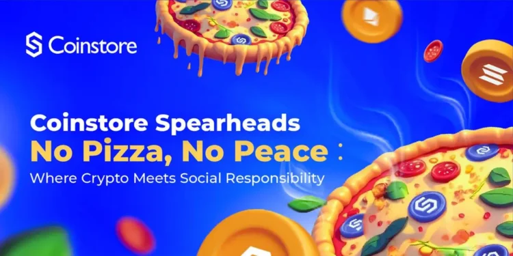 Coinstore Spearheads "No Pizza, No Peace": Where Crypto Meets Social Responsibility