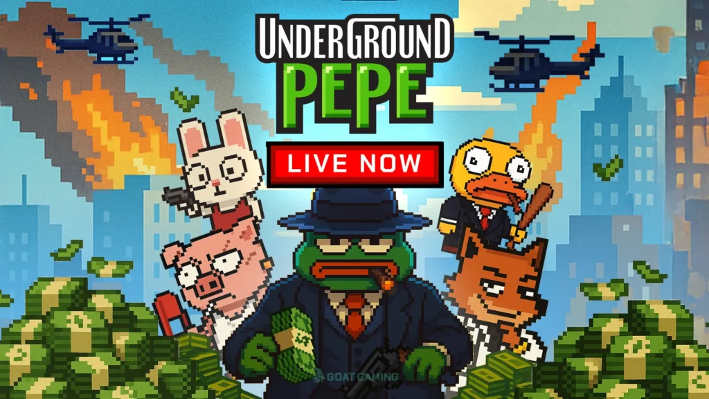 GOAT Gaming Drops Underground Pepe, a meme-fueled Telegram game where collectibles drive the action