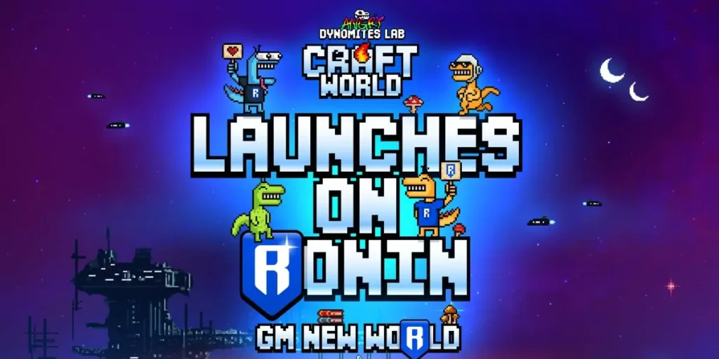 Craft World, the anticipated Dinosaur Apocalypse Resource Game Launches on Ronin