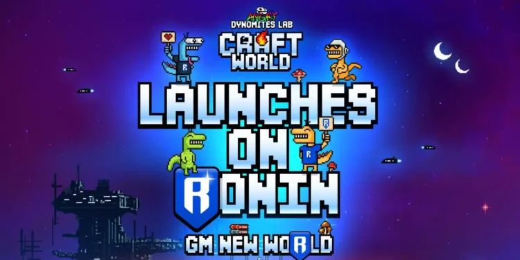 Craft World, the anticipated Dinosaur Apocalypse Resource Game Launches on Ronin