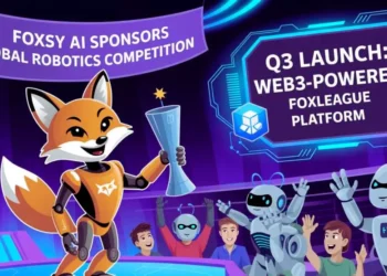 Foxsy AI to sponsor Global Robotics competition ahead of Q3 launch of Web3-Powered Foxleague Platform