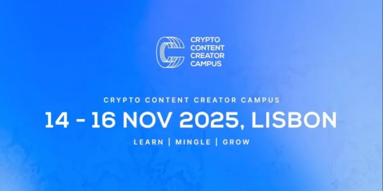 Crypto Content Creator Campus heads to Lisbon in November 2025: Monetizing Web3 Creativity