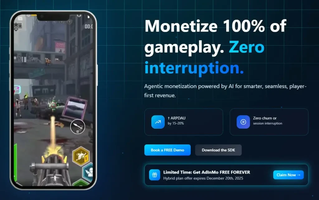 AdInMo Launches New SaaS Model with Agentic AI and Hybrid Monetization for Mobile Developers