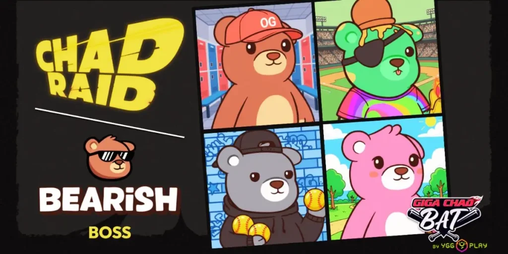 YGG Play brings Bearish IP to GIGACHADBAT for Exclusive Ecosystem Boss Raid - ygg play YGG Play brings Bearish IP to GIGACHADBAT for Exclusive Ecosystem Boss Raid