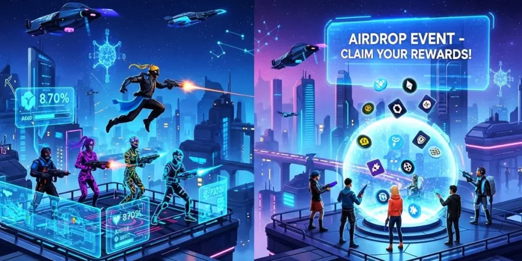 How to Combine Gaming and Airdrops in Play-to-Earn Metaverses