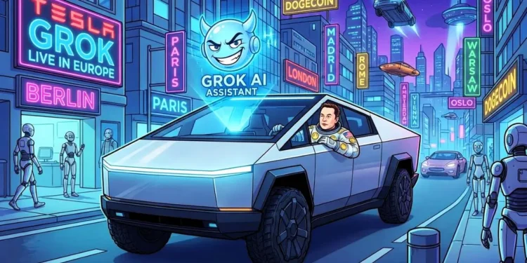 Tesla launches Grok AI assistant in vehicles in nine European countries: A Hands-Free Game Changer - tesla Tesla launches Grok AI assistant in vehicles in nine European countries: A Hands-Free Game Changer