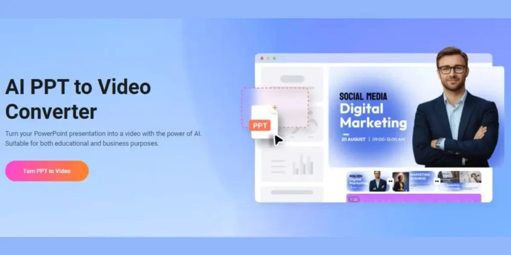 FlexClip AI PPT to Video: Convert your presentation into video with AI in seconds - presentation ppt to video - presentation