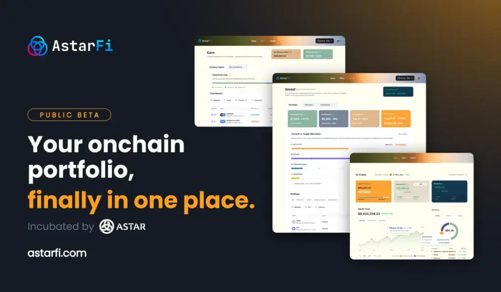Astar Fi Public Beta: Astar Foundation's Onchain Personal Finance Manager Opens to Everyone - astar Astar Fi Public Beta: Astar Foundation's Onchain Personal Finance Manager Opens to Everyone