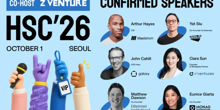 HSC Conference Seoul 2026 Returns This October, Bridging Crypto And Institutional Finance