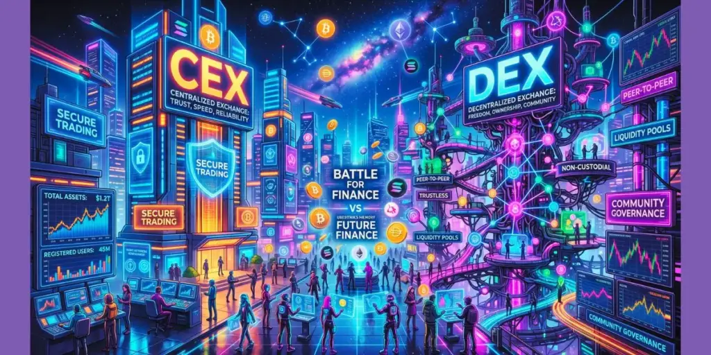 CEX vs. DEX: Which Crypto Exchange Is Better for You? - crypto CEX vs. DEX: Which Crypto Exchange Is Better for You?