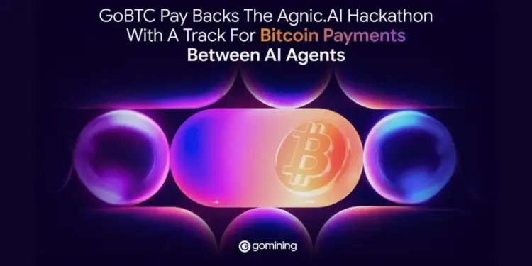 GoBTC Pay backs the Agnic.AI hackathon with a track for Bitcoin payments between AI agents