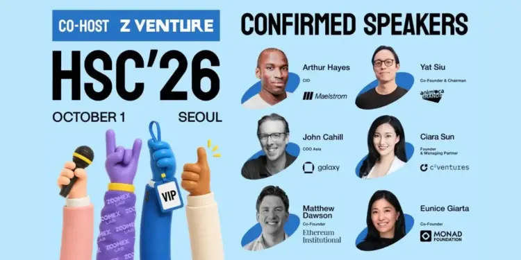 HSC Conference Seoul 2026 Returns This October, Bridging Crypto And Institutional Finance