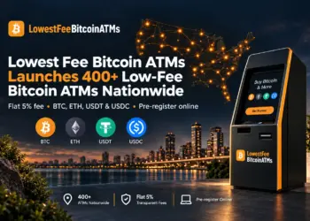 Lowest Fee Bitcoin ATMs Launches More Than 400 Machines Across the United States