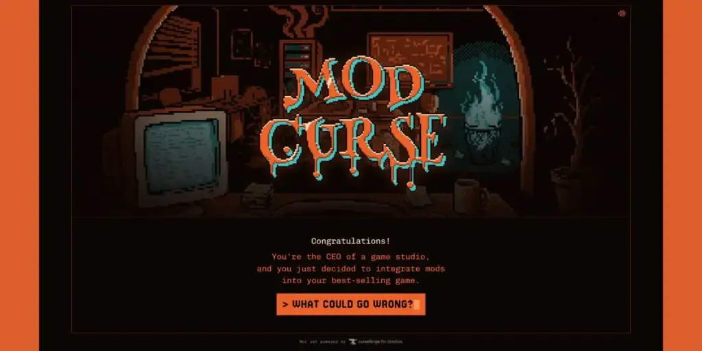 Mod Curse, A Free Browser Game Where Every Mod Is Cursed, Launches for Halloween - mod curse Mod Curse, A Free Browser Game Where Every Mod Is Cursed, Launches for Halloween